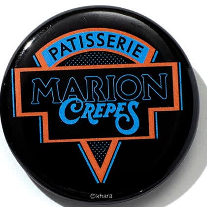 RADIO EVA Marion Crepes Tin Badge Set Black EVA 00 - 1