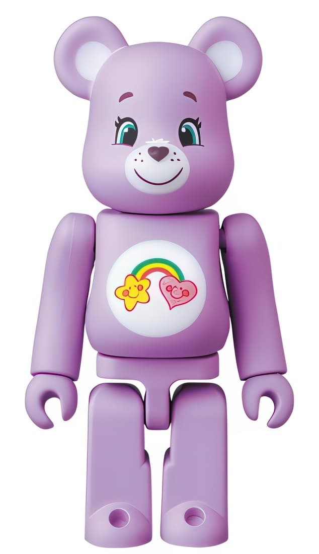 Bearbrick Series 43 Care Bears Best Friend Bear 100% - 1
