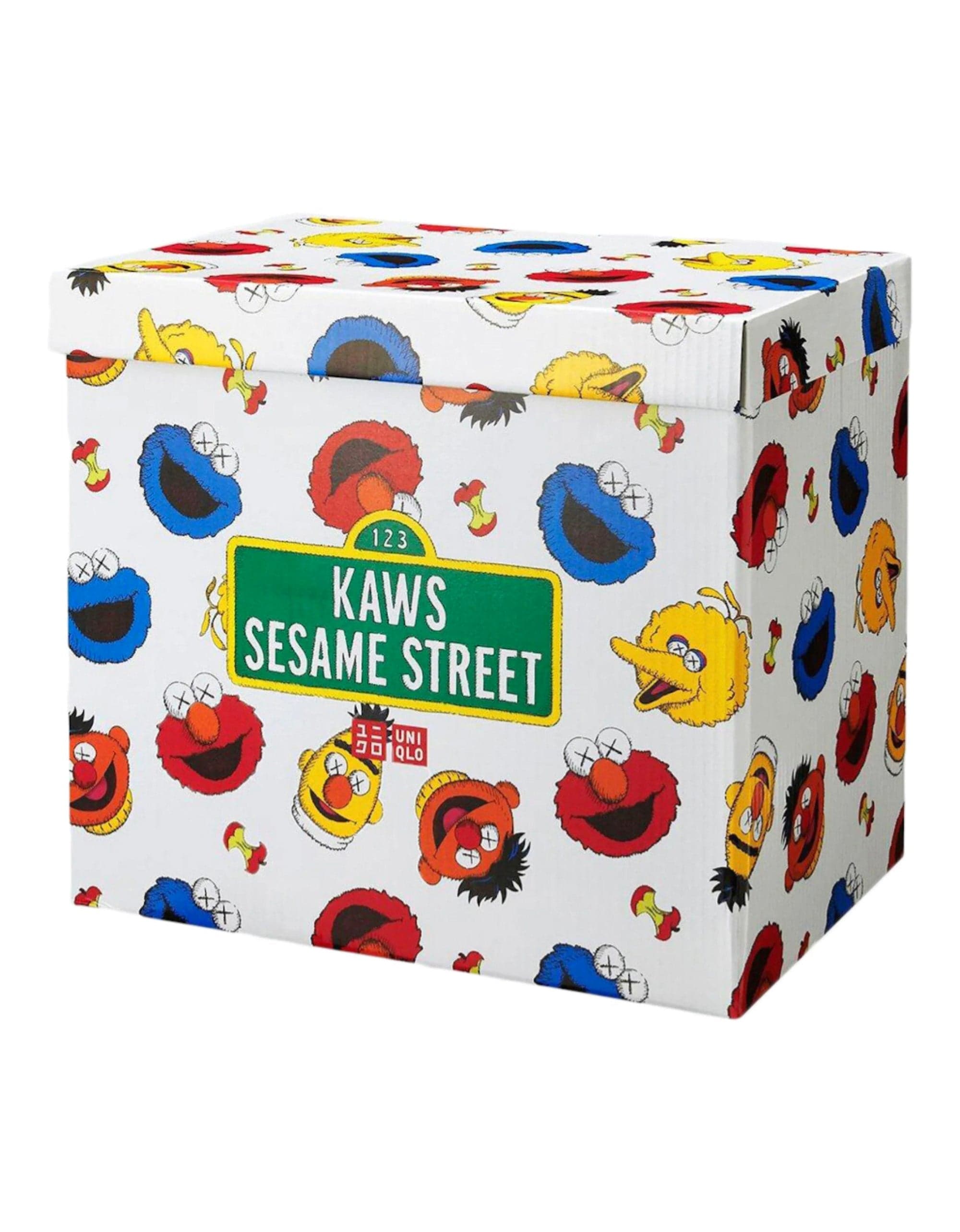 KAWS x Uniqlo - Sesame Street Plush Toy Box - 1