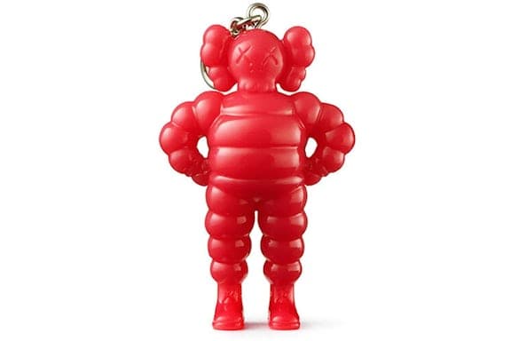 KAWS Chum Keychain Pink 50% - 1
