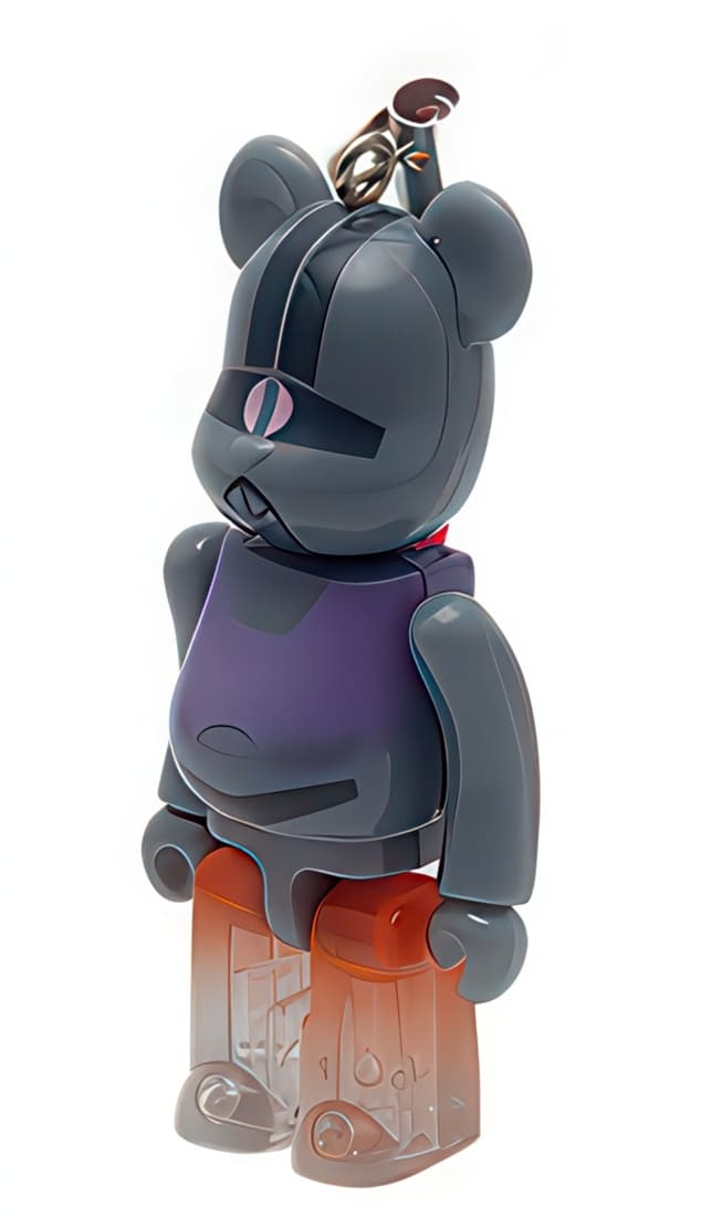 Bearbrick Pepsi NEX Gundam vol. 2 MSN-02 Zeong Keychain 70% - 1