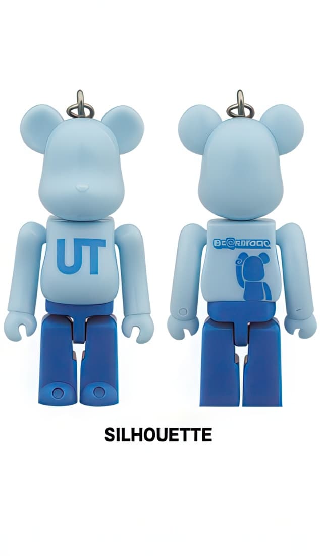 Bearbrick UNIQLO Silhouette Keychain 70% - 1
