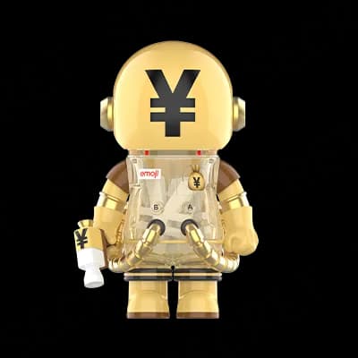 Pop Mart Space Molly Emoji Ms. Billionaire Secret 100% - 1