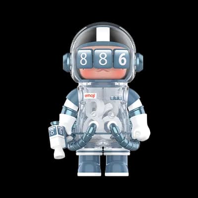 Pop Mart Space Molly Emoji 886 100% - 1