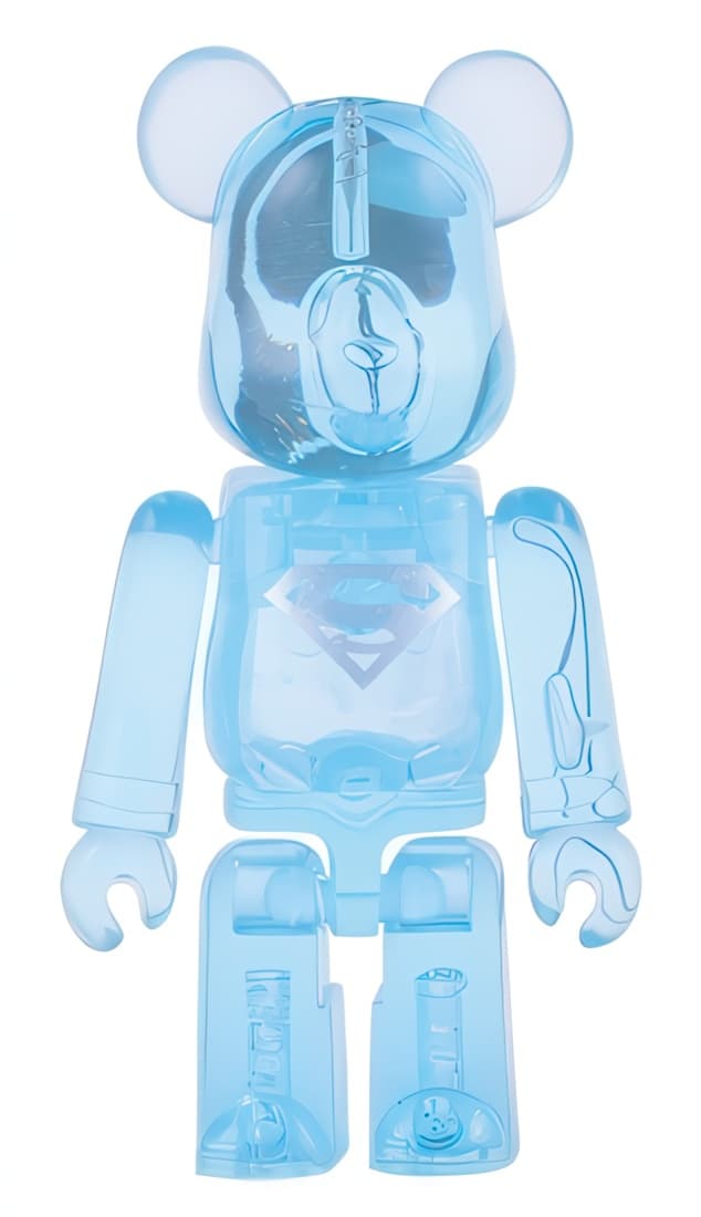 Bearbrick Pepsi NEX Warner Bros Superman Returns Clear Edition Keychain 70% - 1