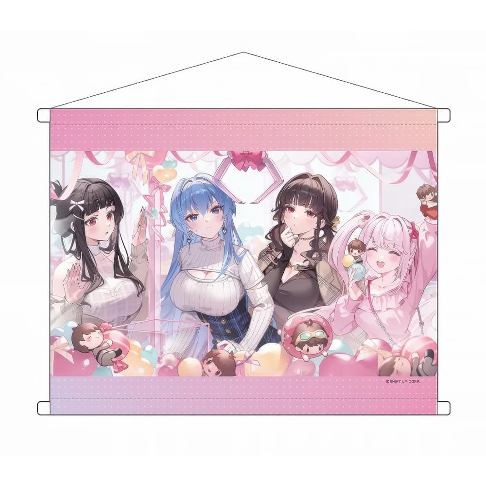 Goddess of Victory: NIKKE Ensemble Valentine 2025 A2 Tapestry - 1