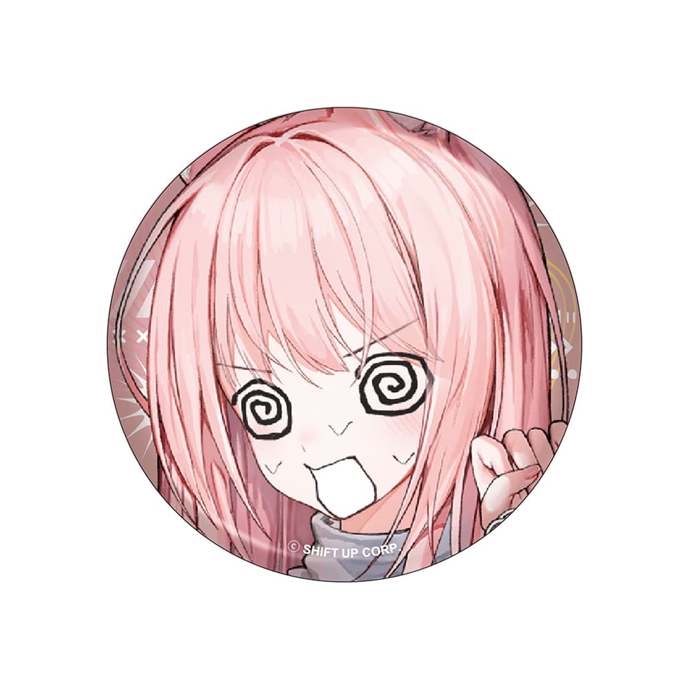 Goddess of Victory: NIKKE Vol.1 Leona Funny Face Pin Badge - 1