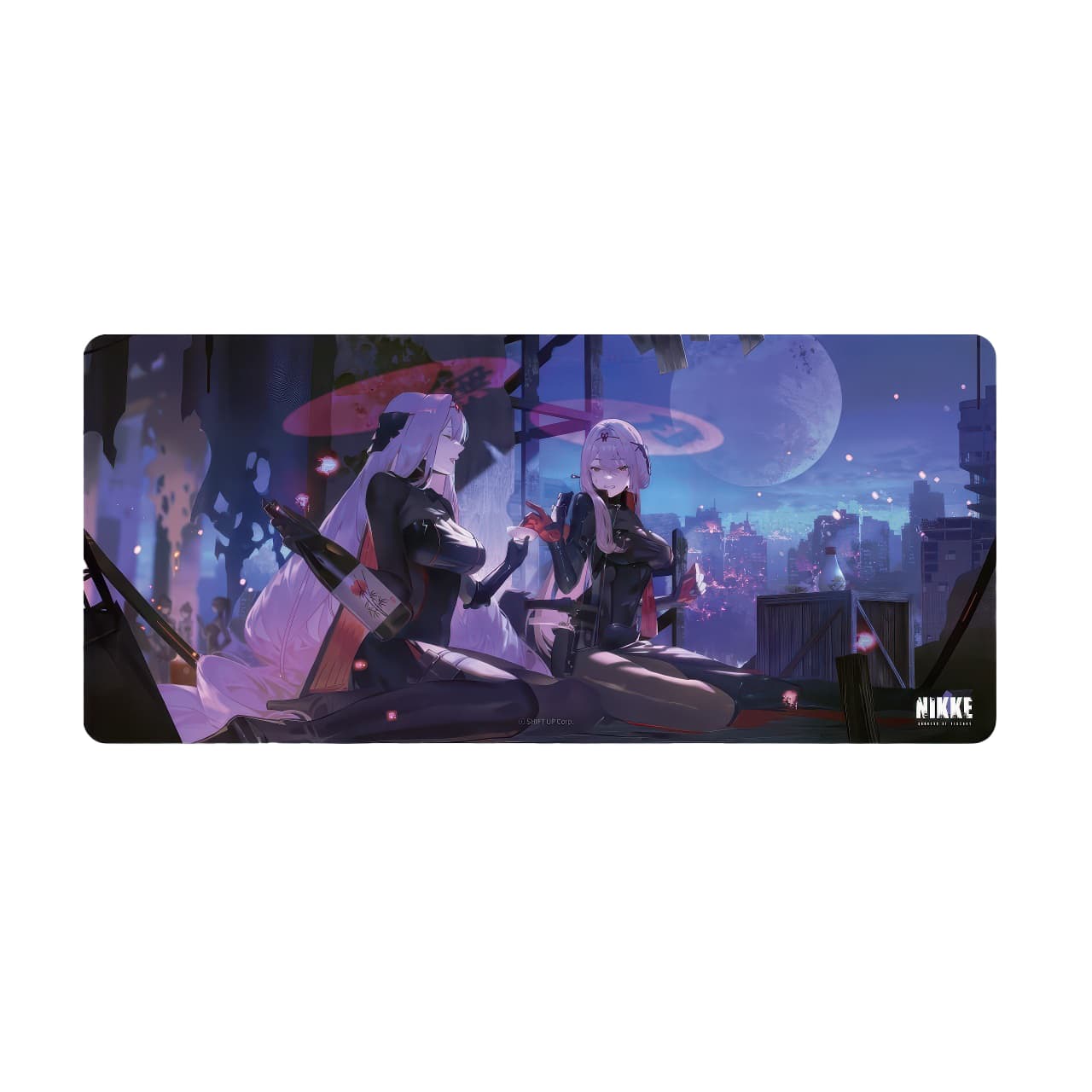 Goddess of Victory: NIKKE Red Lotus and Rose Desk Mat - 1