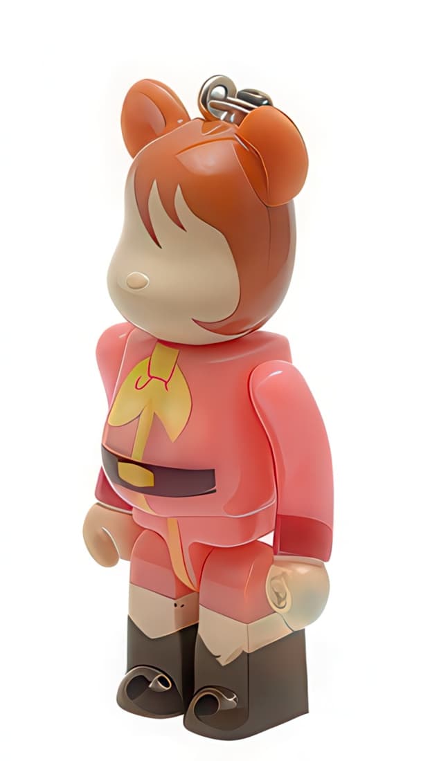 Bearbrick Pepsi NEX Gundam vol. 2 Fraw Bow E.F.S.F. Keychain 70% - 1
