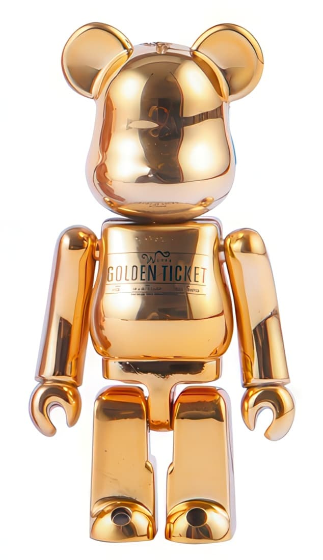 Bearbrick Pepsi NEX Warner Bros Charlie And The Chocolate Factory Keychain 70% - 1