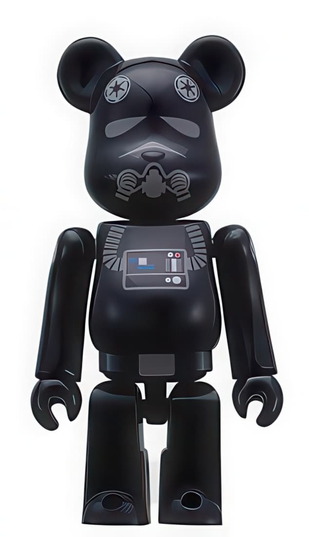 Bearbrick Pepsi NEX Star Wars 30 years Celebration TIE Fighter Pilot Keychain 70% - 1