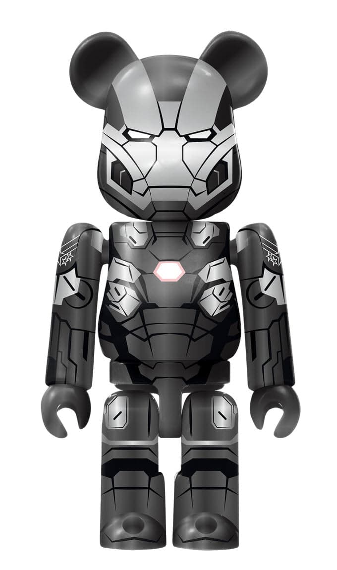 Bearbrick MARVEL Happy Kuji 2021 War Machine #6 100% - 1