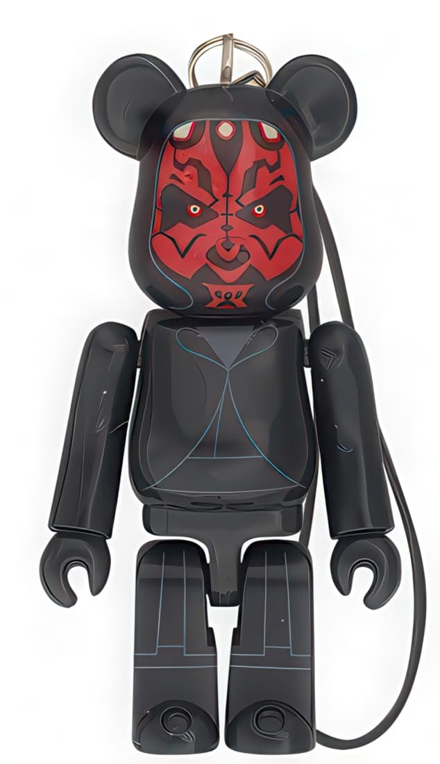 Bearbrick Pepsi NEX Star Wars 3D Episode 1 Darth Maul Keychain 70% - 1