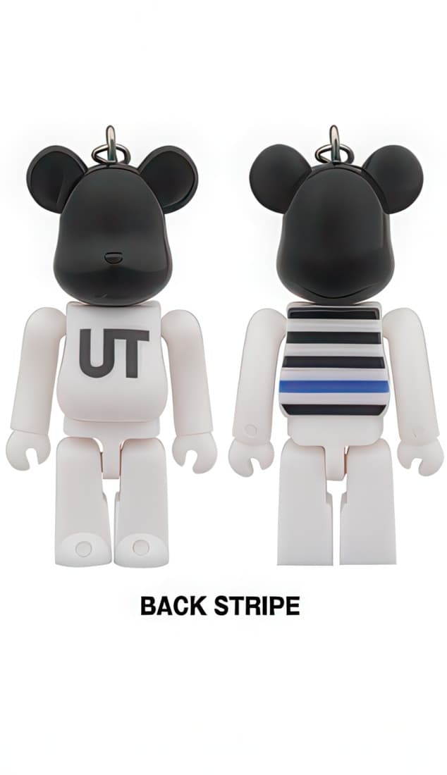 Bearbrick UNIQLO Back Stripe Keychain 70% - 1