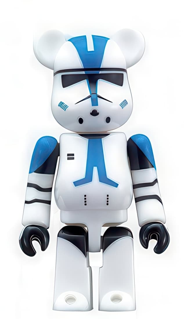 Bearbrick Pepsi NEX Star Wars 30 years Celebration Clone Trooper Episode 3 Keychain 70% - 1