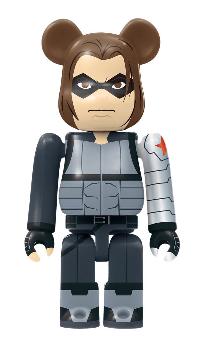 Bearbrick MARVEL Happy Kuji 2021 Winter Soldier #8 100% - 1