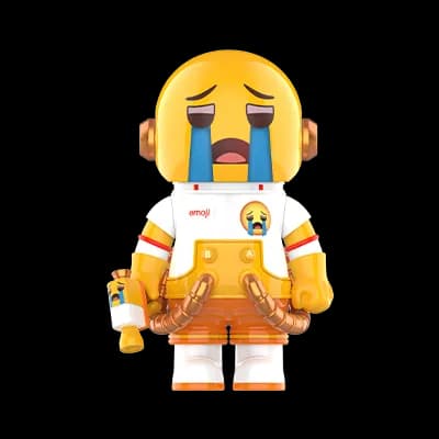 Pop Mart Space Molly Emoji 55555 100% - 1