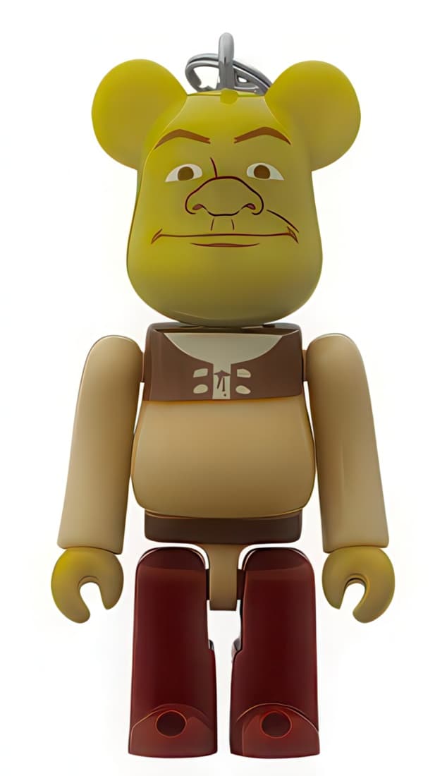 Bearbrick Pepsi NEX Paramount Japan Shrek Keychain 70% - 1
