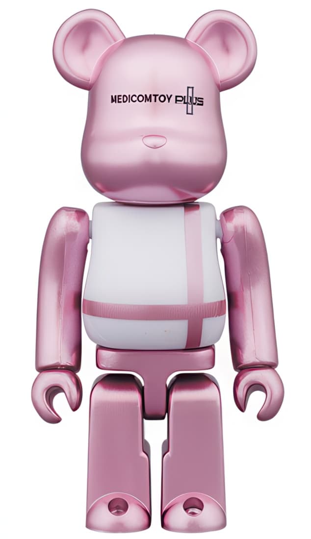 Bearbrick Medicom Toys Plus Pink Commemoration 100% - 1