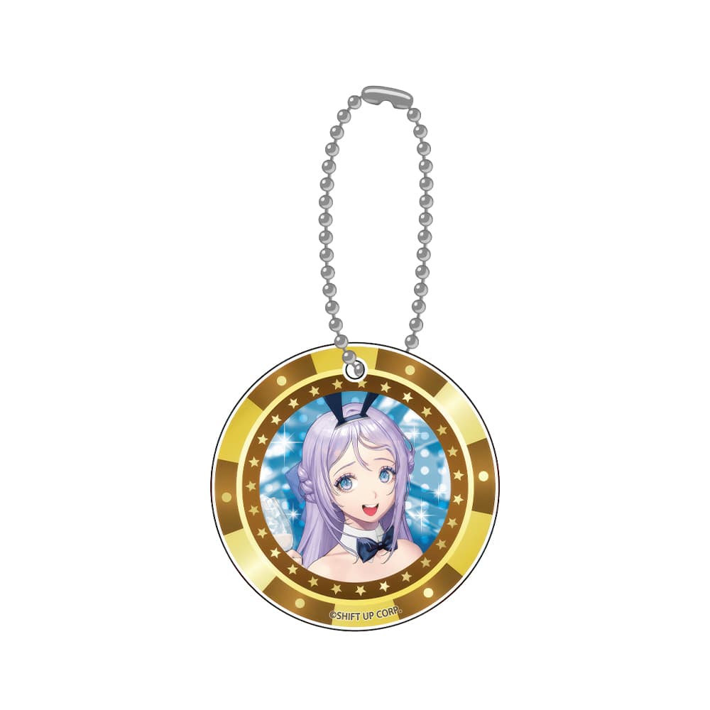 Goddess of Victory: NIKKE Neon Casino Chip Keychain - 1