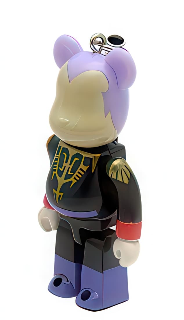 Bearbrick Pepsi NEX Gundam Gihren Zabi Keychain 70% - 1