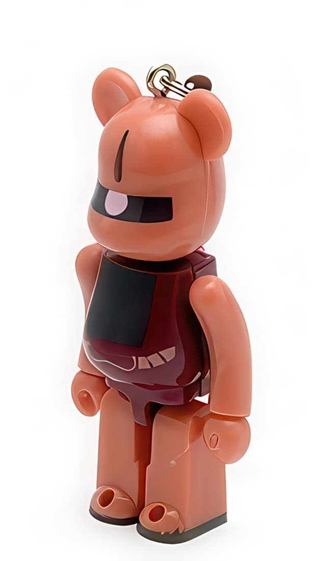 Bearbrick Pepsi NEX Gundam MS-06S Char's Zaku Keychain 70% - 1