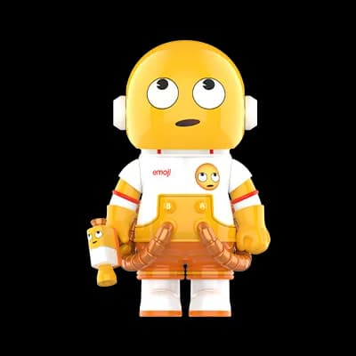 Pop Mart Space Molly Emoji So What 100% - 1