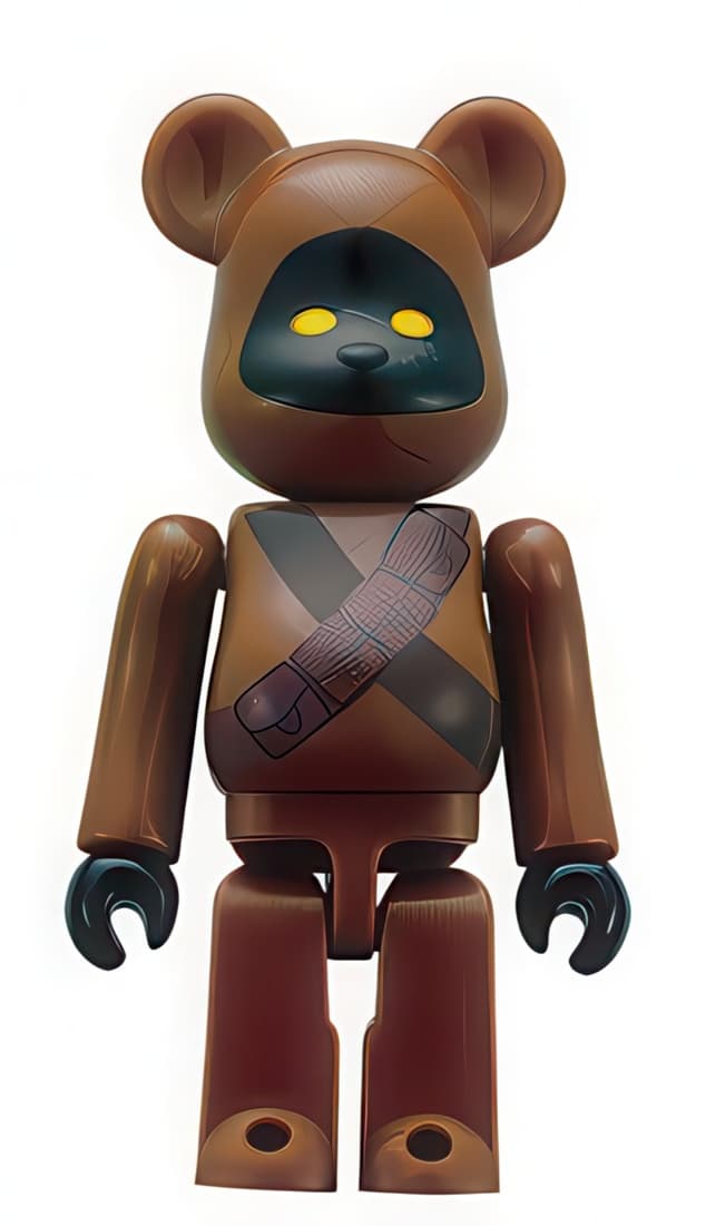Bearbrick Pepsi NEX Star Wars 30 years Celebration Jawa Keychain 70% - 1