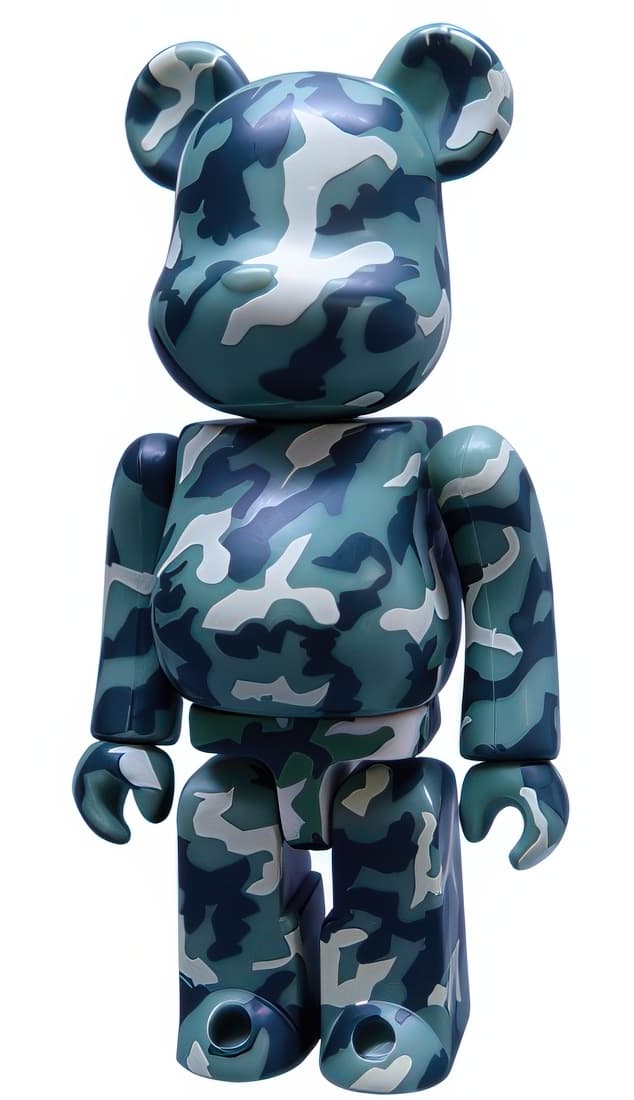 Bearbrick Series 2 Camouflage 100% - 1