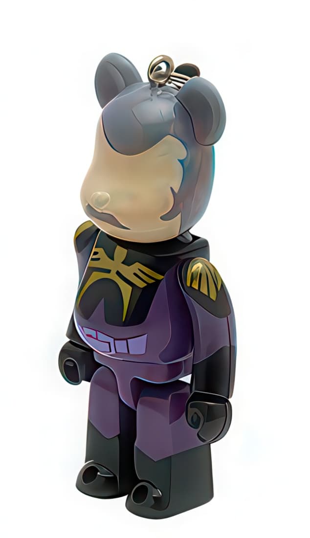 Bearbrick Pepsi NEX Gundam Ramba Ral Keychain 70% - 1