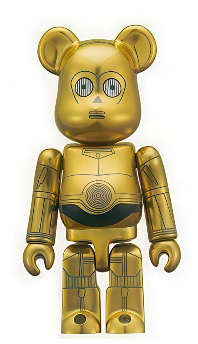 Bearbrick Pepsi NEX Star Wars 30 years Celebration C-3PO Keychain 70% - 1