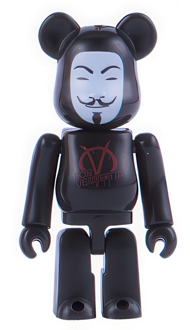 Bearbrick Pepsi NEX Warner Bros V For Vendetta Keychain 70% - 1