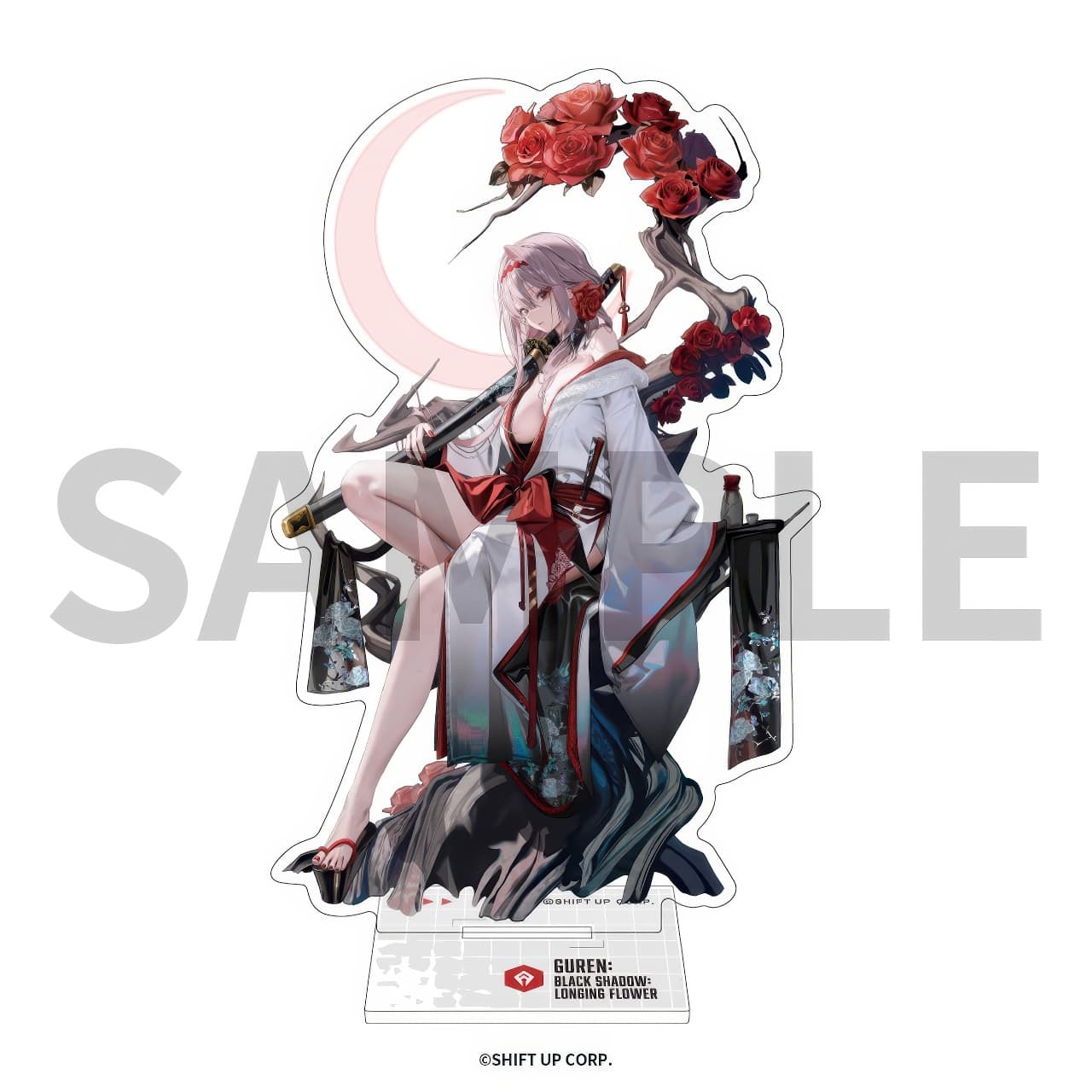 Goddess of Victory: NIKKE Guren Black Shadow Longing Flower Acrylic Stand - 1