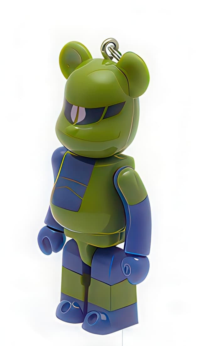 Bearbrick Pepsi NEX Gundam vol. 2 MS-05 Zaku I Keychain 70% - 1
