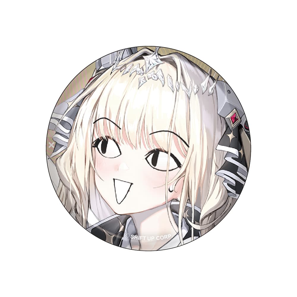 Goddess of Victory: NIKKE Vol.1 Crown Funny Face Pin Badge - 1