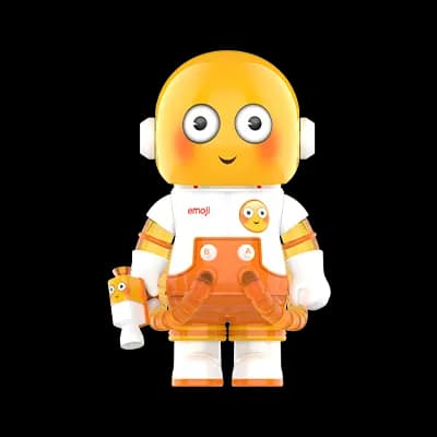 Pop Mart Space Molly Emoji Confession 100% - 1