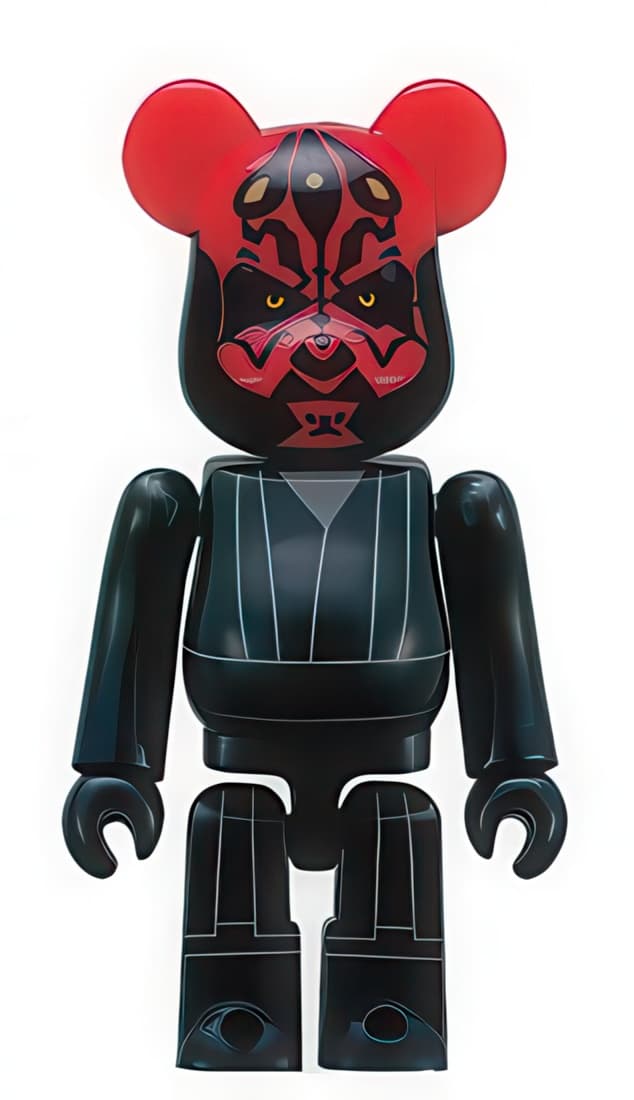Bearbrick Pepsi NEX Star Wars 30 years Celebration Darth Maul Keychain 70% - 1