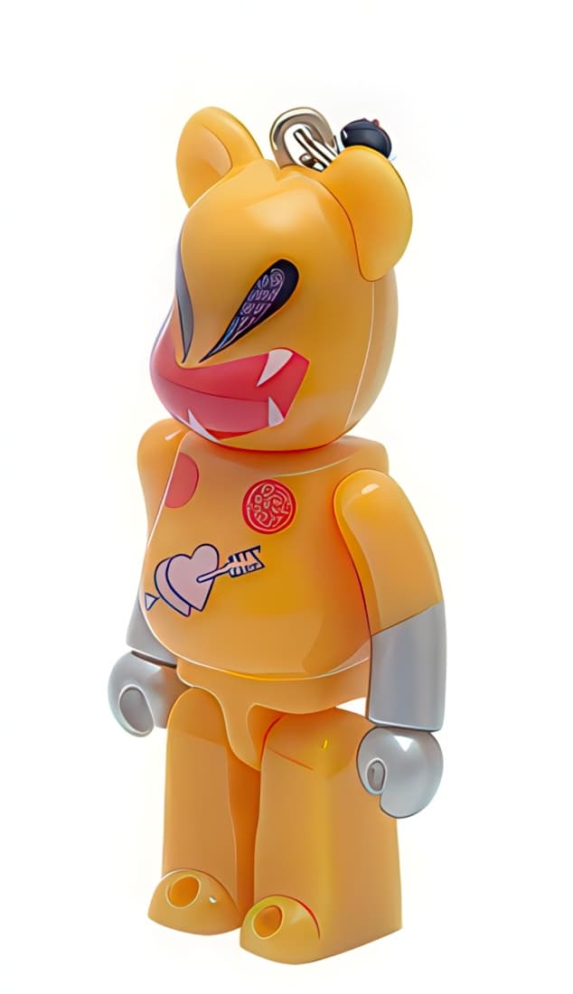 Bearbrick Pepsi NEX Gundam vol. 2 MA-04X Zakrello Keychain 70% - 1