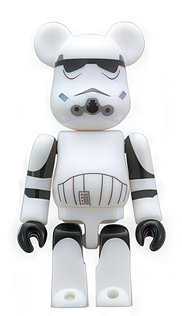 Bearbrick Pepsi NEX Star Wars 30 years Celebration Stormtrooper Keychain 70% - 1