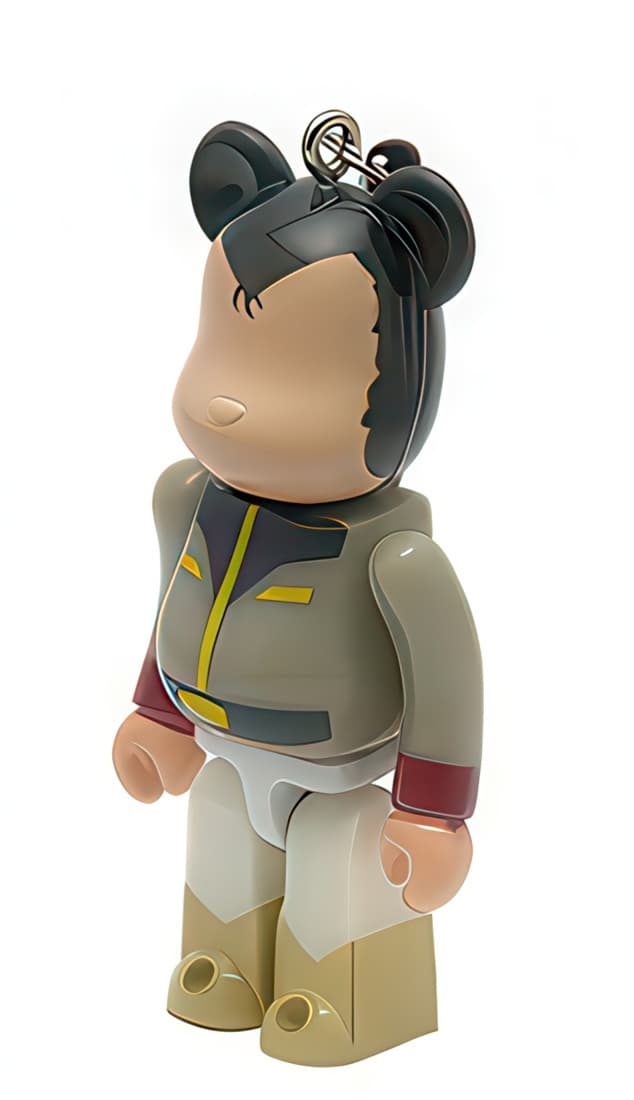 Bearbrick Pepsi NEX Gundam vol. 2 Bright Noa E.F.S.F Keychain 70% - 1