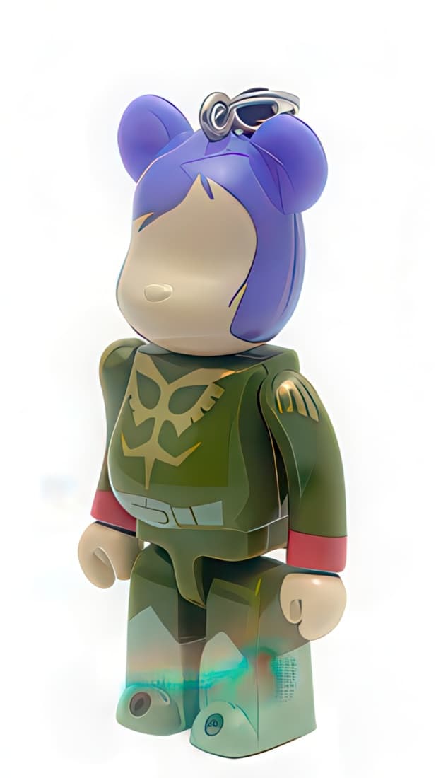 Bearbrick Pepsi NEX Gundam vol. 2 Garma Zabi Keychain 70% - 1