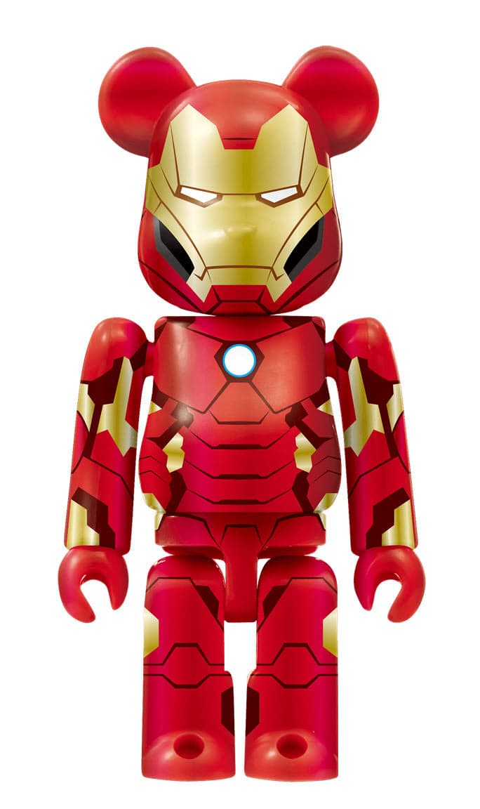 Bearbrick MARVEL Happy Kuji 2021 Iron Man #1 100% - 1