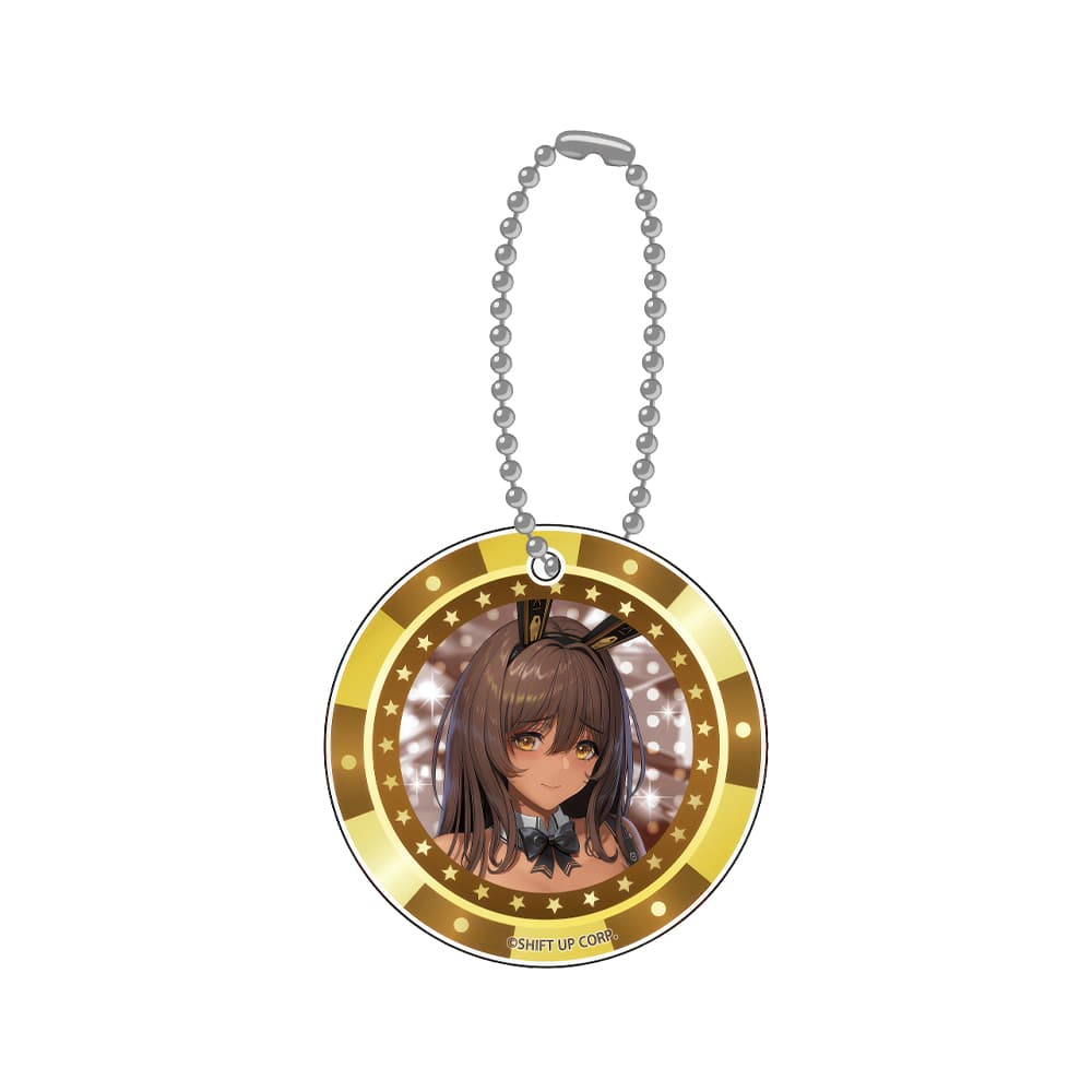 Goddess of Victory: NIKKE Noir Casino Chip Keychain - 1