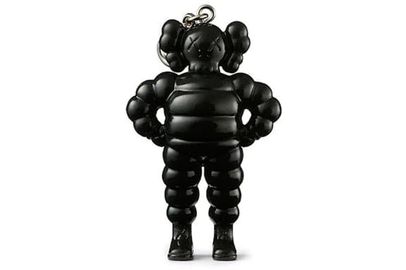 KAWS Chum Keychain Black 50% - 1