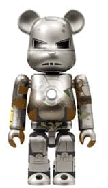 Bearbrick Iron Man Happy Kuji 2024 Iron Man Mark 1 #1 100% - 1