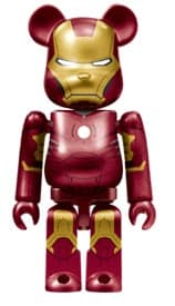 Bearbrick Iron Man Happy Kuji 2024 Iron Man Mark 3 #3 100% - 1
