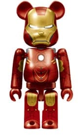 Bearbrick Iron Man Happy Kuji 2024 Iron Man Mark 4 #4 100% - 1