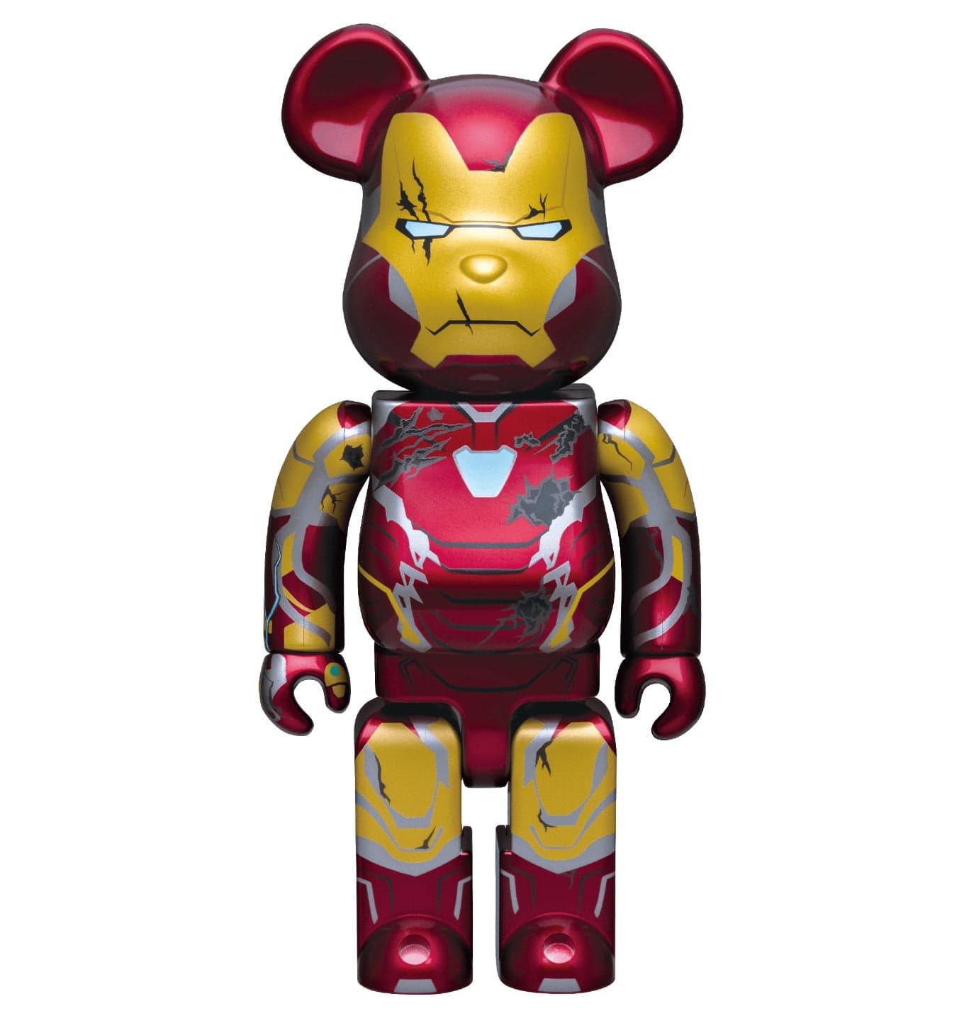 Bearbrick Iron Man Happy Kuji 2024 Iron Man Mark 85 (Battle Damaged Ver.) SP 400% - 1