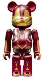 Bearbrick Iron Man Happy Kuji 2024 Rescue #20 100% - 1