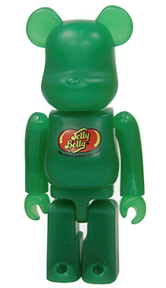 Bearbrick Jelly Belly Green Apple 100% - 1